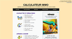 Desktop Screenshot of calculateurimmo.fr